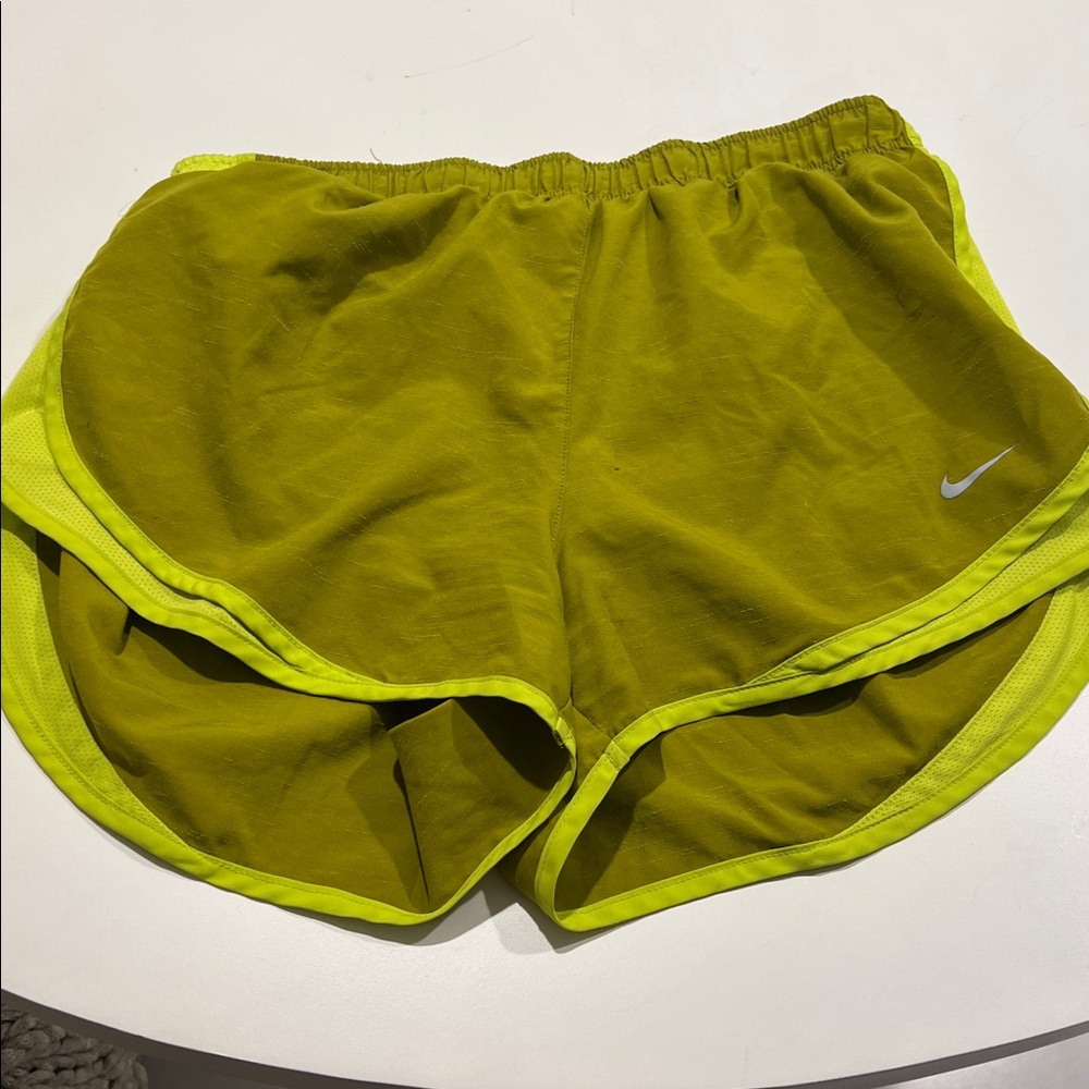 Nike Lime Green Running Shorts